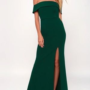 Emerald Green Gown